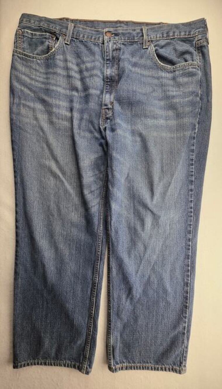 Levis Blue Jean Style 559 Mid Rise Straight Leg 44x29